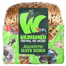 Tesco Wildfarmed Sliced Seeded Bread 550g offer