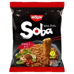 Tesco Nissin Wok Style Soba Noodles - Chili 111g offer