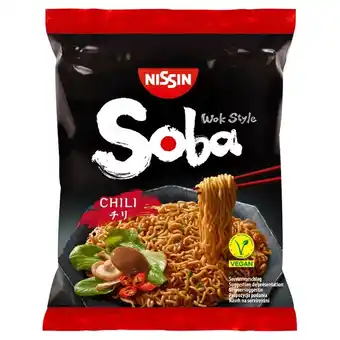 Tesco Nissin Wok Style Soba Noodles - Chili 111g offer