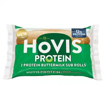 Tesco Hovis Protein Buttermilk Sub Rolls 2 Pack offer