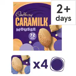 Tesco Cadbury Caramilk Mousse 4x45g offer