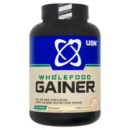 Asda USN Vanilla Flavour Wholefood Gainer 2kg offer