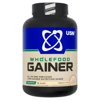 Asda USN Vanilla Flavour Wholefood Gainer 2kg offer