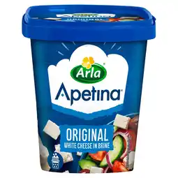 Tesco Apetina Original White Cheese In Brine 410G offer