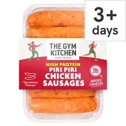 Tesco The Gym Kitchen Piri Piri Chicken Sausages 340g offer