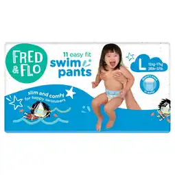 Tesco Fred & Flo Easy Fit Swim Pants Large 11 Pack offer
