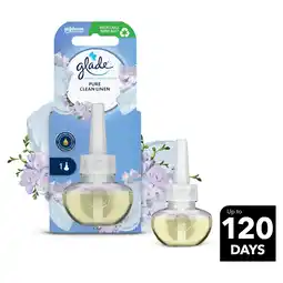 Tesco Glade Electric Scented Oil Refill Pure Clean Linen 20ml offer