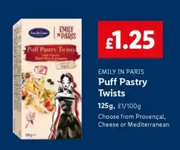 Lidl EMILY IN PARIS Puff Pastry Twists offer
