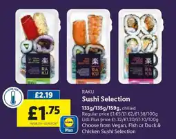 Lidl RAKU Sushi Selection offer