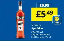 Lidl BITTEROL Aperitivo offer