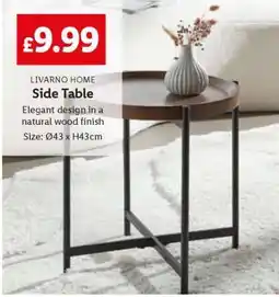Lidl LIVARNO HOME Side Table offer
