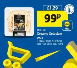 Lidl DELUXE Creamy Coleslaw offer