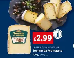Lidl Tomme de Montagne offer