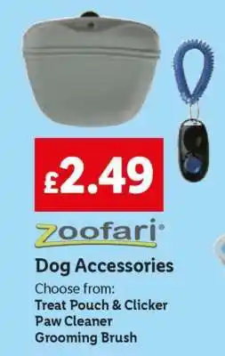 Lidl Zoofari Dog Accessories offer