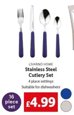 Lidl LIVARNO HOME Stainless Steel Cutlery Set offer