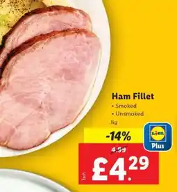 Lidl Ham Fillet offer