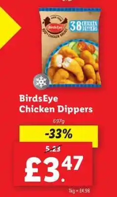 Lidl BirdsEye Chicken Dippers offer