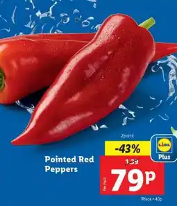 Lidl Pointed Red Peppers offer