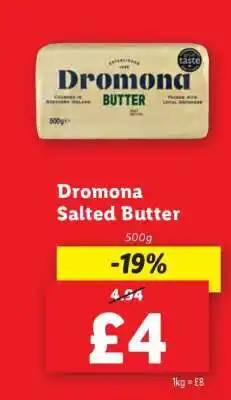 Lidl Dromona Salted Butter offer