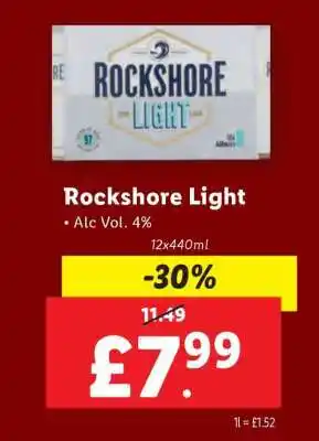 Lidl Rockshore Light offer