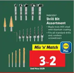 Lidl PARKSIDE Drill Bit Assortment offer