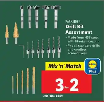 Lidl PARKSIDE Drill Bit Assortment offer
