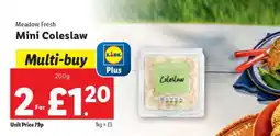Lidl Meadow Fresh Mini Coleslaw offer