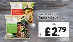 Lidl Vitasia Japanese Style Ramen Soup offer