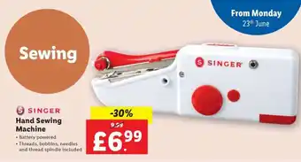 Lidl Hand Sewing Machine offer