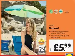 Lidl CRIVIT Parasol offer