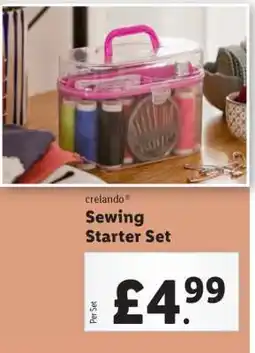Lidl crelando Sewing Starter Set offer
