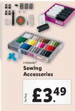 Lidl crelando Sewing Accessories offer