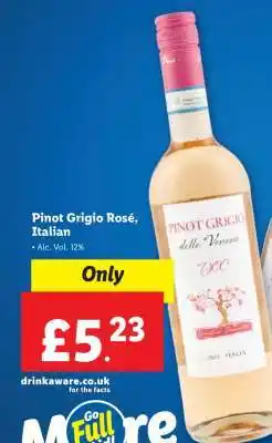 Lidl Pinot Grigio Rosé, Italian offer