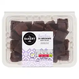 Asda The BAKERY at ASDA Tempting 20 Brownie Mini Bites offer
