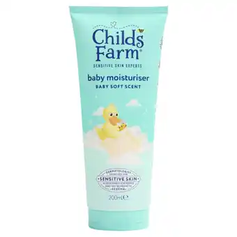 Asda Childs Farm Baby Moisturiser 200ml offer