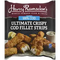 Iceland Harry Ramsden’s Ultimate Crispy Cod Fillet Strips 400g offer