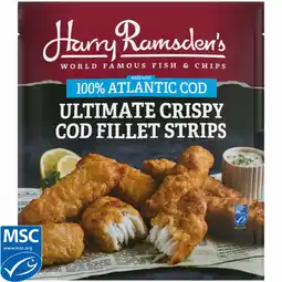 Iceland Harry Ramsden’s Ultimate Crispy Cod Fillet Strips 400g offer