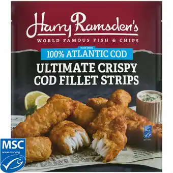 Iceland Harry Ramsden’s Ultimate Crispy Cod Fillet Strips 400g offer
