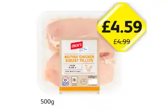 Londis Jack's British Chicken Breast Fillets offer