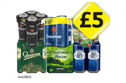 Londis Murphy's, Oranjeboom, Inch's Cloudy, Staropramen, Thatcher's Haze, Poretti offer
