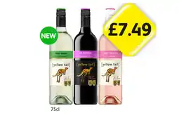 Londis Yellow Tail Pinot Grigio, Big Bold Red, Jammy Rose Roo offer