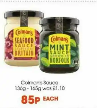 Centra Colman's Sauce offer