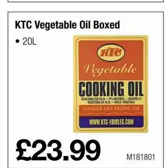 Makro Ktc Vegetable Oil Boxed offer
