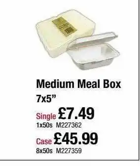 Makro Medium Meal Box offer