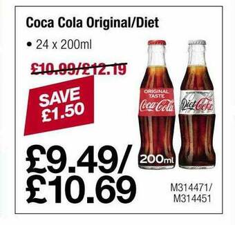 Makro Coca Cola Original Diet offer