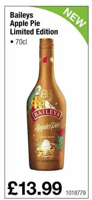 Makro Baileys Apple Pie Limited Edition offer
