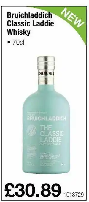 Makro Bruichladdich Classic Laddie Whisky offer