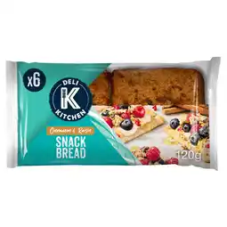 Tesco Deli Kitchen 6 Oat & Raisin Snackbreads offer