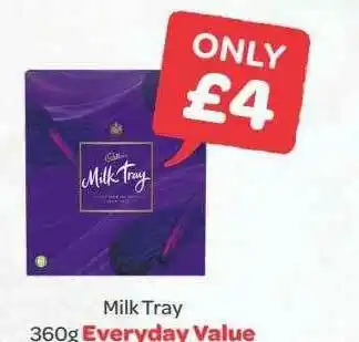 Spar Milk Tray offer