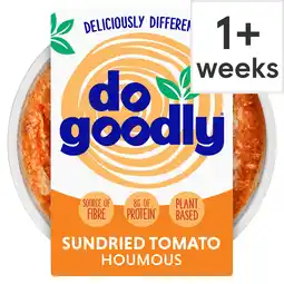 Tesco Do Goodly Sun Dried Tomato Houmous 150g offer